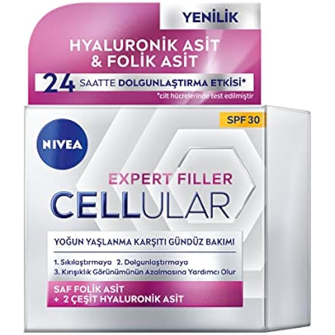 Nivea HYALURON CELLULAR FILLER DAY FACE CREAM SPF 15 50ML - Image 1
